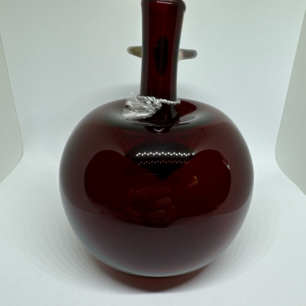 Oiva Toikka Apple Red fruit Iittala art glass Design Finland hand blown Numbered - Picture 4 of 11